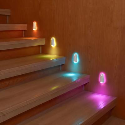 LED Motion Sensor Light Adjustable Brightness Indoor Motion Sensor Lights for Stair Toilet Bowl Inside Bathroom Stairs Step
