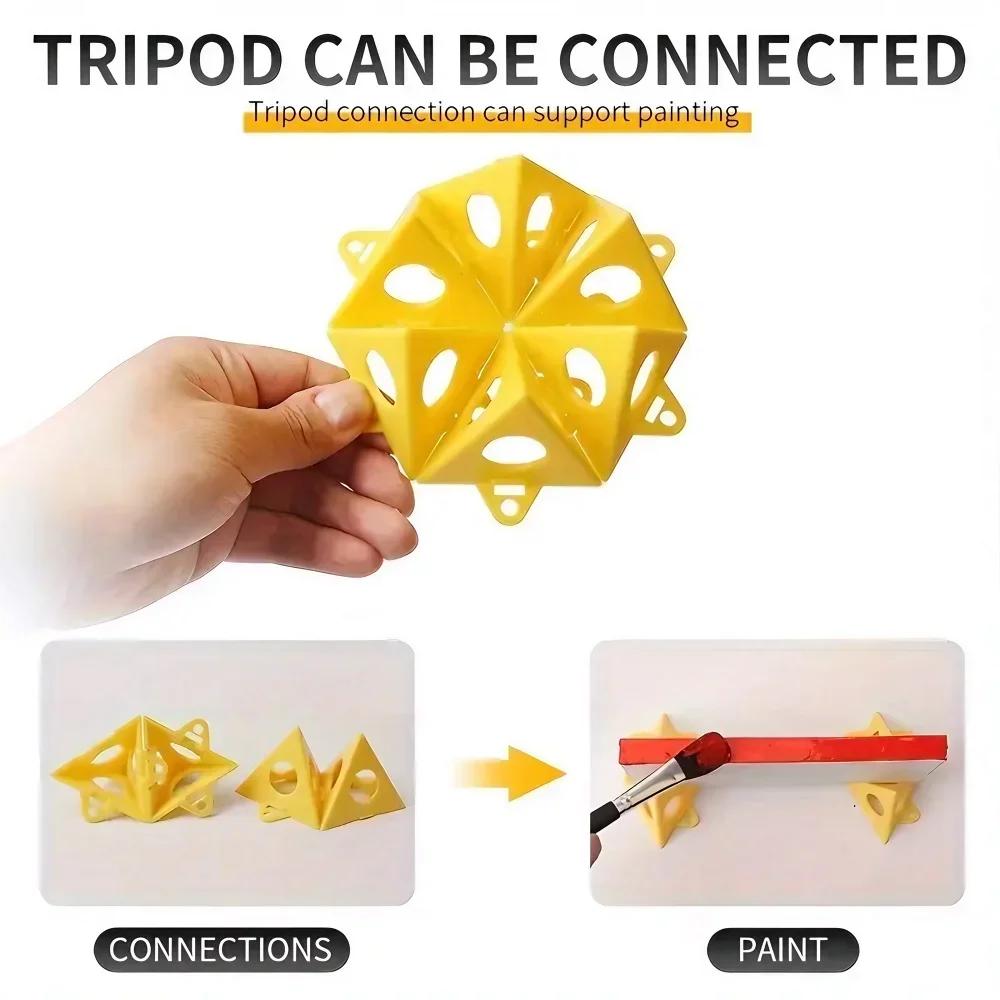 10PCS Triangle Spray Painting Powder Coating Wood Board Support Stand Foot Pad Plastic Cone Woodworking Paint Stand Art Supplies