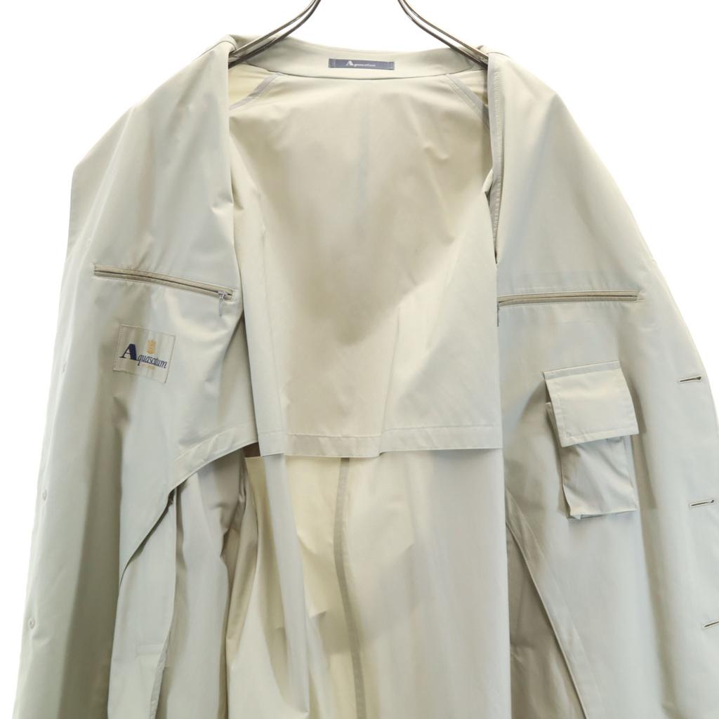 Aquascutum 90s Made in Japan Old Stainless collar coat 4S Gurege Women Used