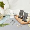 8.5x4.4x3.5cm Acrylic L-shaped Earring Display Stand Jewelry Storage Rack Necklace Pendant Prop Display Racks Jewelry Store Dedicated Display Board