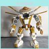 Compatible With Ninjago Golden Mech Warrior Intelligent Building Block Educational Toy Model New Year Gift
