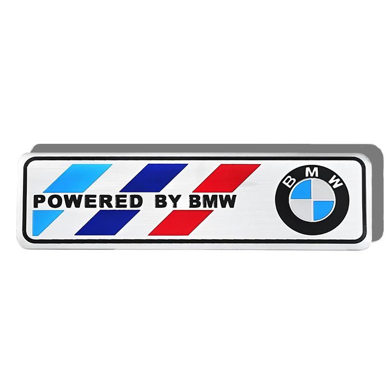 AALN1 3D Aluminum Car Badge Sticker Body Trunk Decoration Decal Modification Accessories For BMW E36 E46 E90 E60 E39 F30 F10 F20 X5
