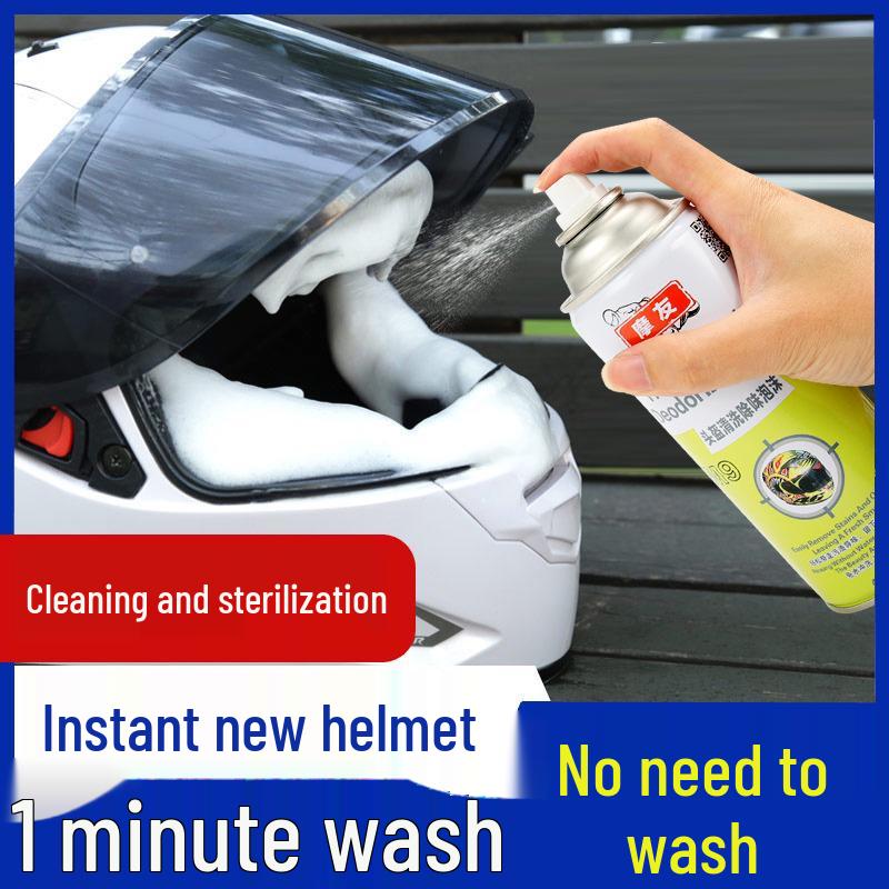 

Быстросохнущий очиститель и дезодоратор подкладки мотоциклетного шлема