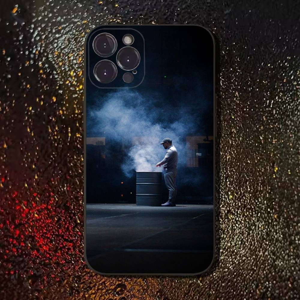 Singer D-Dellafuente-music Phone Case For iPhone 16,15,14,13,12,11 Plus,Pro Max,XS,X,XR,SE,Mini,8,7,Soft Silicone Black Cover