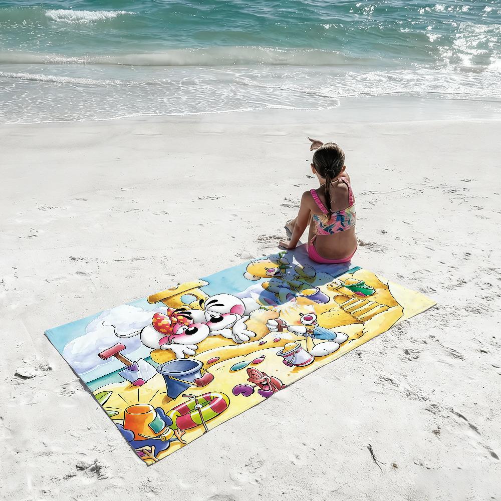 Dessin Animé D-Diddl amour mignon kawaii rose Serviette Séchage Rapide Serviettes de Plage Conviennent Pour Piscines Camping Yoga Et la Salle de Sport
