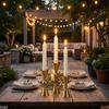 3Pcs Table Centerpiece Candlestick Holders Decorative Candle Holder  for Wedding, Holiday,Party