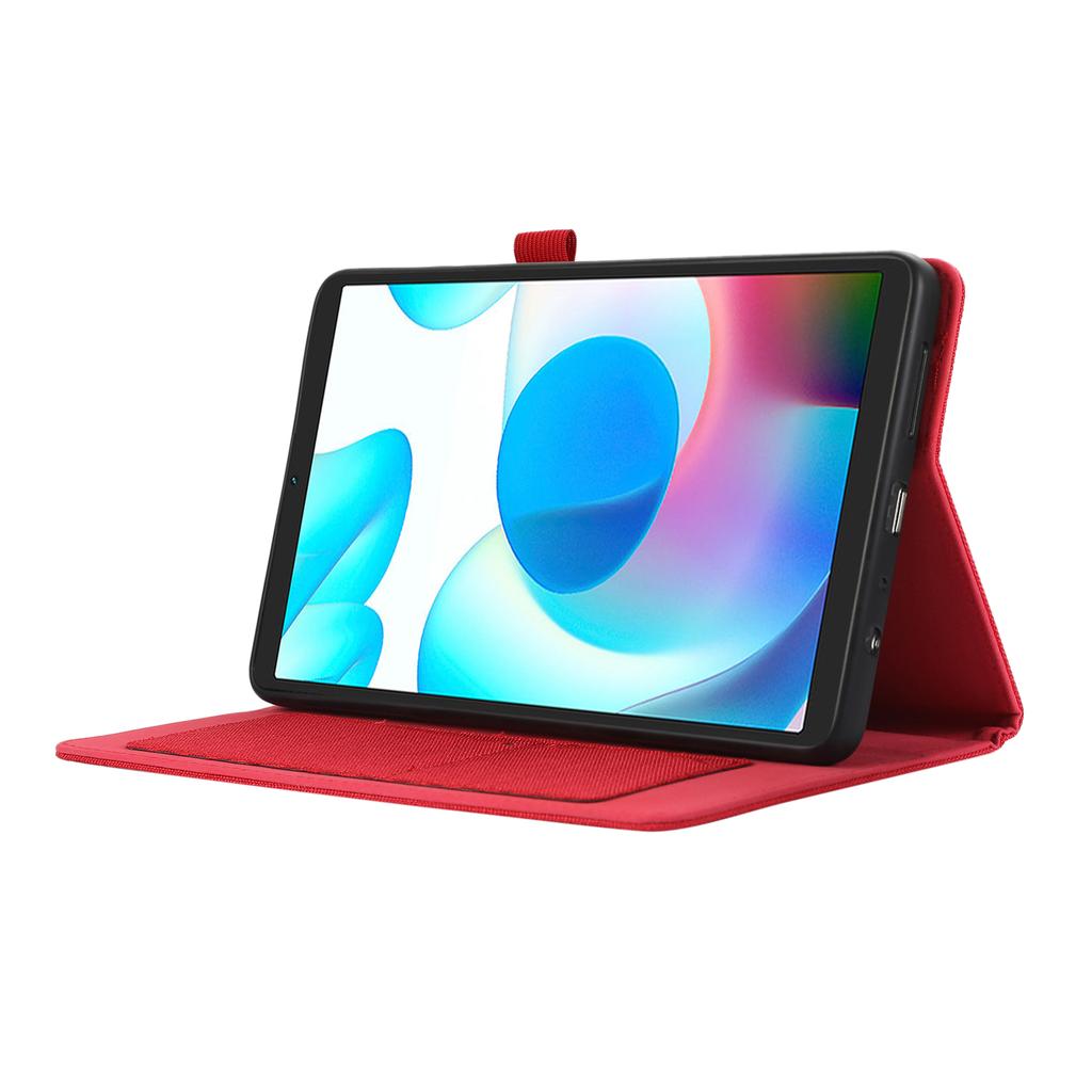For Xiaomi Redmi Pad SE 4G 8.7 Inch Leather Case Card Holder Cloth Texture Tablet Stand Cover