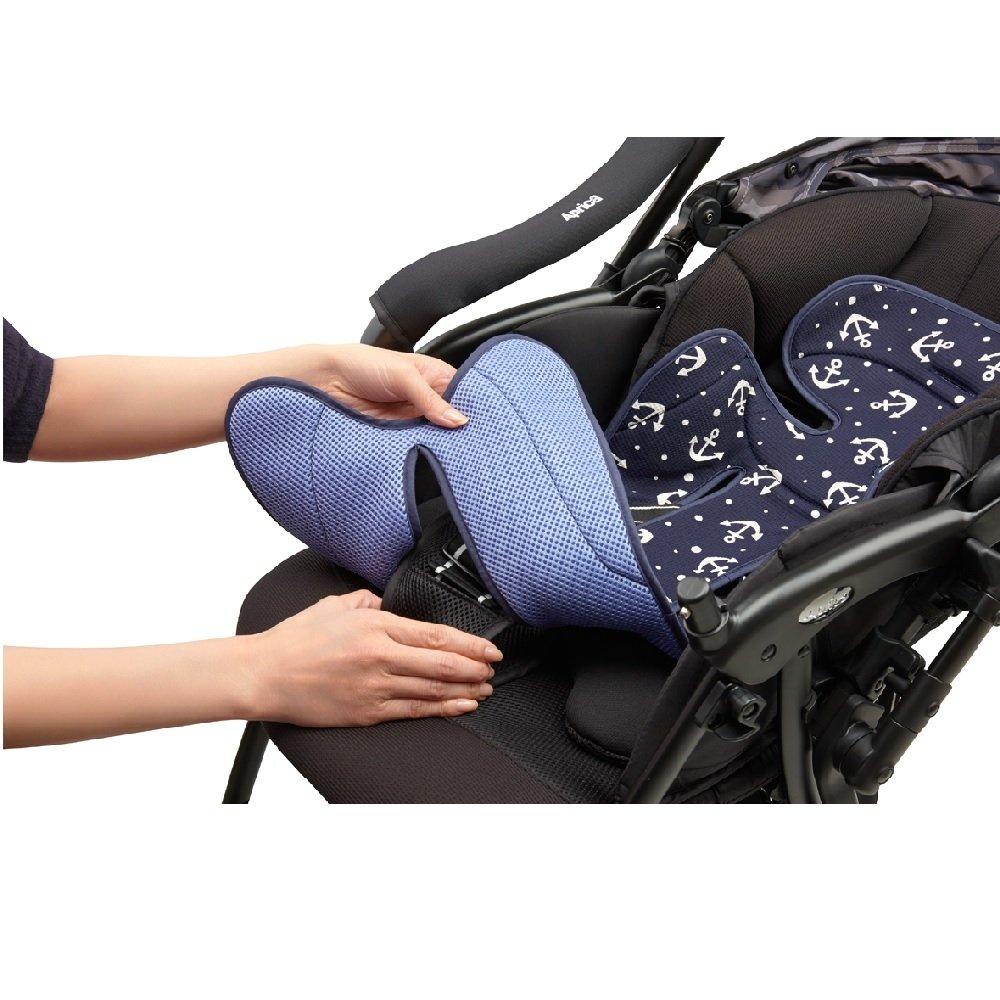 Aprica Child Seat Option Quickly Washable Mat Compatible with Child and Chairs Anchor 98661 Strollers, Seats, High-Low (Marine NV)