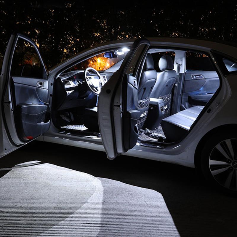 For Hyundai Solaris Accent Verna RB HC 2012 2013 2014 2015 2016 2017 4pcs Car LED Bulbs 12v Reading Lamp Trunk Light Accessories