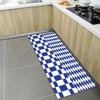 Geometric Print Home Kitchen Floor Mats Door Front Decoration Floor Mats