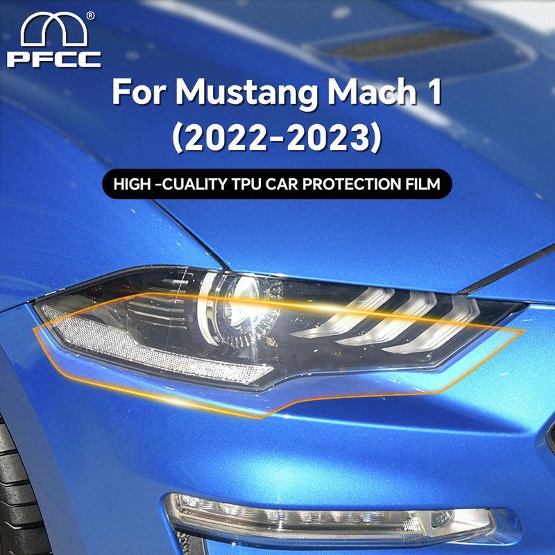For Ford Mustang Mach 1   Headlight Rearview Anti-Scratch TPU Protection Film Pre-cut PPF Clear Bra Resistant Invisible