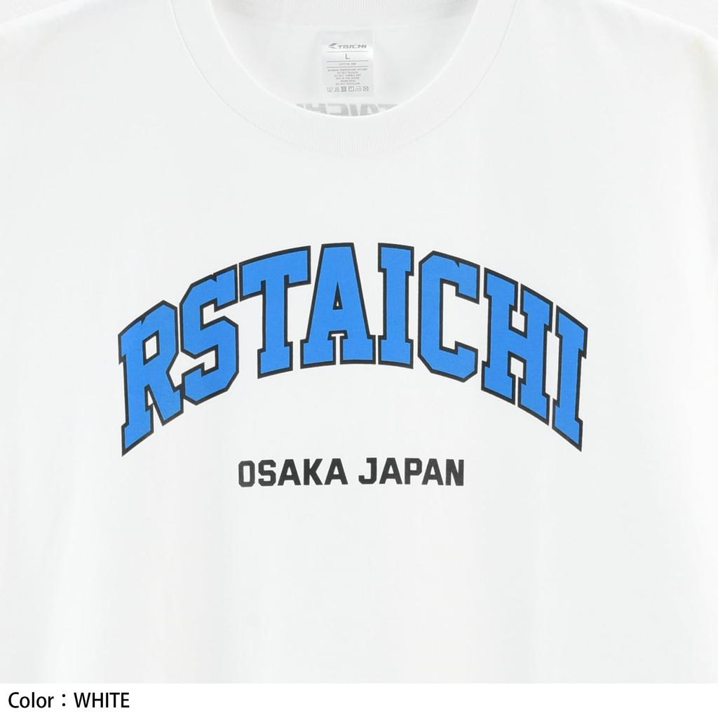 RS Taichi Varsity Logo T-Shirt, Mix White, XL, RSU121