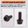A58Z 2Pcs 145344-01 Miter Saw Blade Bolt Replacement Clamp Bolt DW703 DW704 DW718 DW705 DW780 DW715 DW716