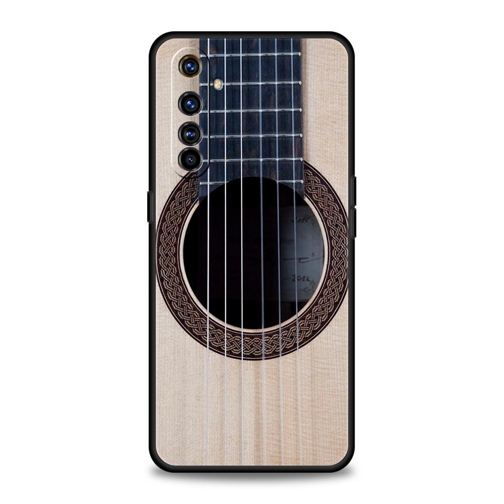Music Instrument Guitar Piano Phone Case For Realme 10 9 8 5G 7 6 GT2 Pro Plus 9i 8i C21 C11 C25 C35 GT Neo 2 3 3T Soft Cover