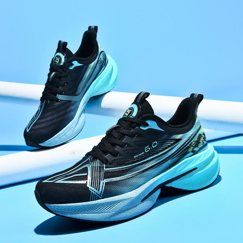 New teen school middle school student running shoes casual sports shoes mesh breathable lightweight non-slip soft sole men