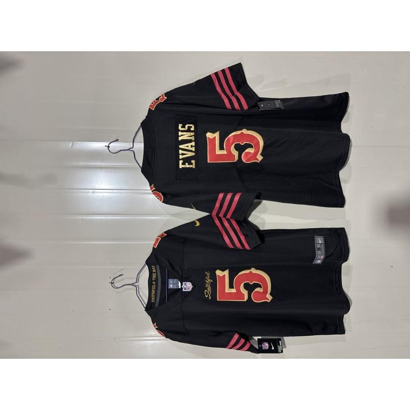 Mens NFL San Francisco 49ers Embroidered Football Jersey Short Sleeve Sport T-Shirt Fans Casual Wear