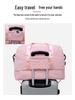 Women's Short Trip Travel Duffel Bag - Large Capacity, Wet/Dry Separation, Lightweight for Luggage or Yoga