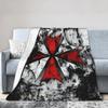 Resident Biohazard Umbrella Corps Eviled Blanket Flannel Funny Warm Throw Blankets for Chair Covering Sofa Spring Autumn