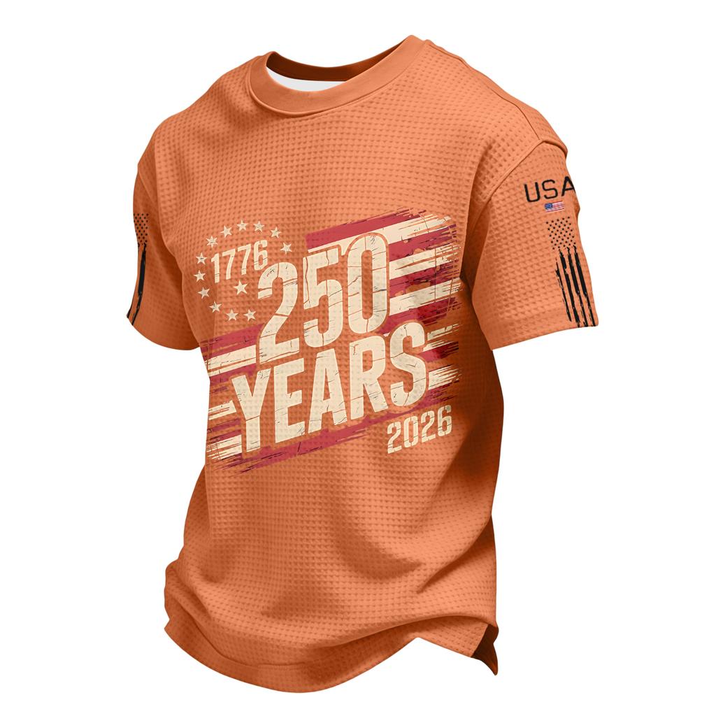 Men's Casual Round Neck Short Sleeve T-Shirt