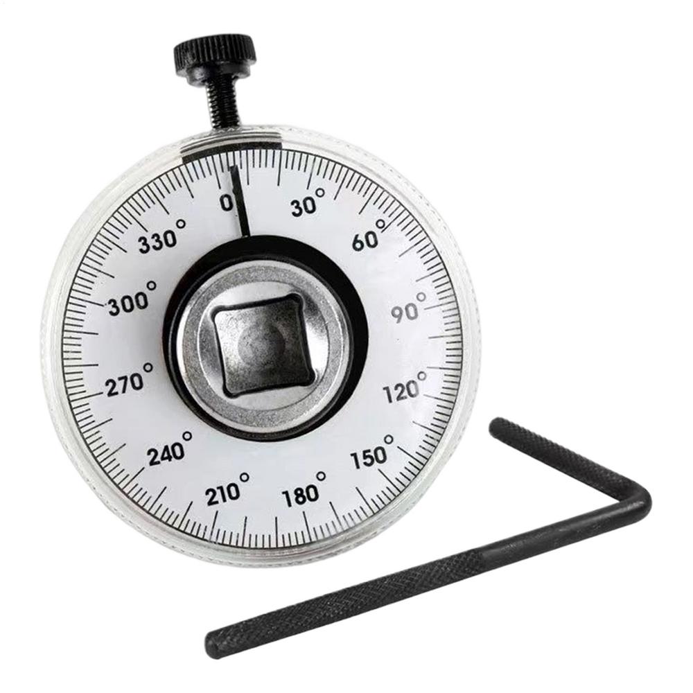 Car Torque Wrench Angle Gauge Tools 0-330 Torque Range Torquemeter Dial Hand Tool Adjustable Drive Torque Gauge Wrench Kit