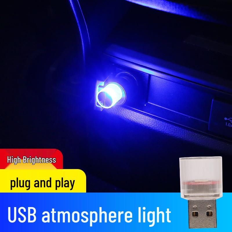 Wireless USB Interior LED Atmosphere Lights for Cars - Color-Changing and Easy To Install