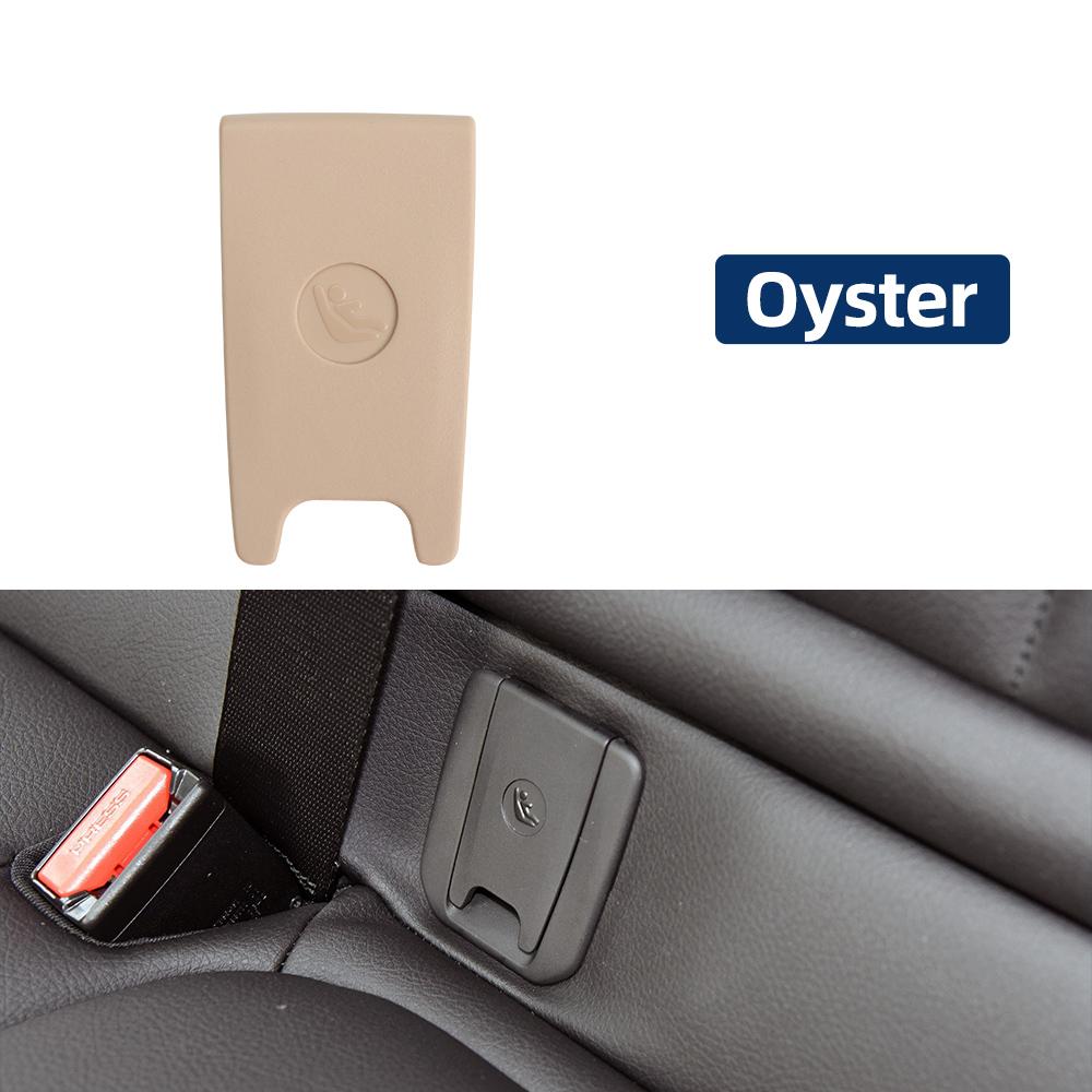 Black Beige Car Rear Child Seat Fixing ISOFix Cover 52207453711 For BMW 1 Series F52 2017- Auto Interior Accessories