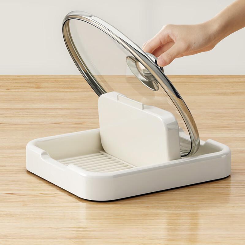 Foldable Countertop Pot Lid Holder & Spatula Rest