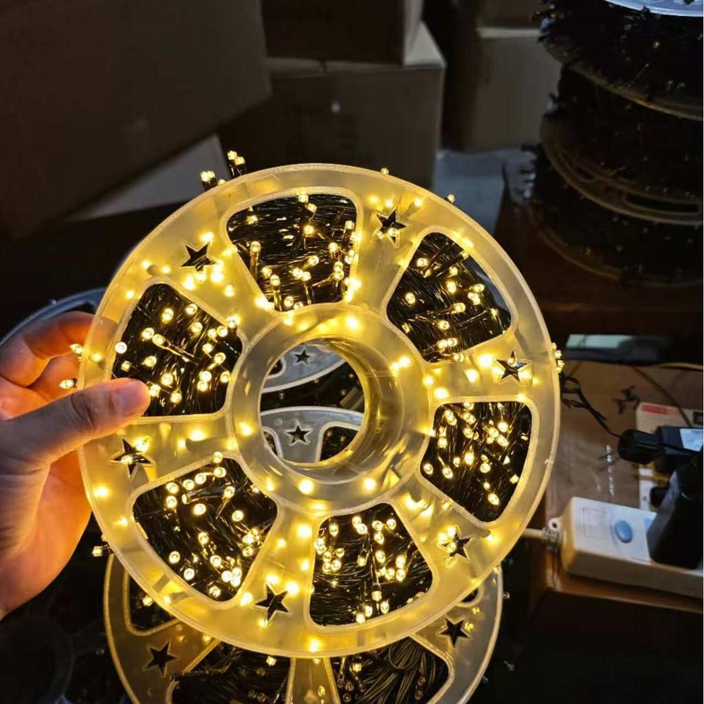 100m Waterproof LED Starry Sky String Lights for Trees and Poles, New Year Outdoor Decor