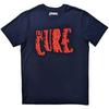 Men's Cure Logo T-shirt Medium Navy Blue