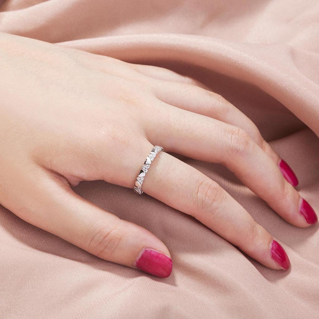 Gold-Plated Zircon Retro Ring for Women - European & American Style Index Finger Accessory