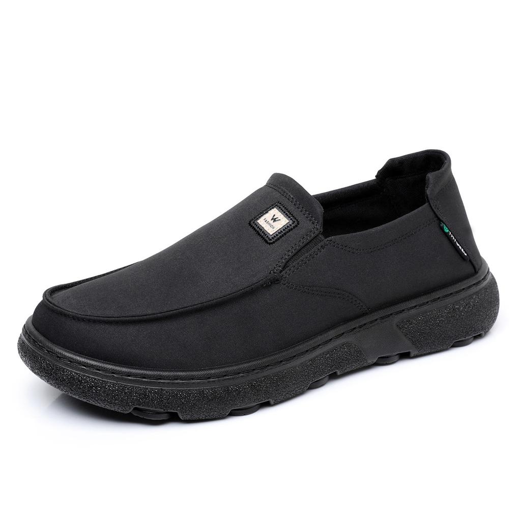 Men's Shoes Spring and Autumn New Cross-border Single Shoes Comfortable Soft Bottom Sports One Stirrup Canvas Shoes Casual Walking Shoes
