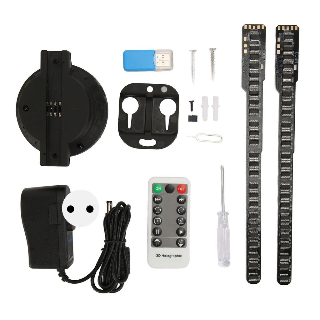 3D Holographic Fan 276 LEDs WiFi APP Control Hologram Projector Fan for Windows for Android for IOS