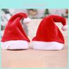 Premium Red Short Plush Santa Hat For Kids And Adults Perfect For Christmas Festivities