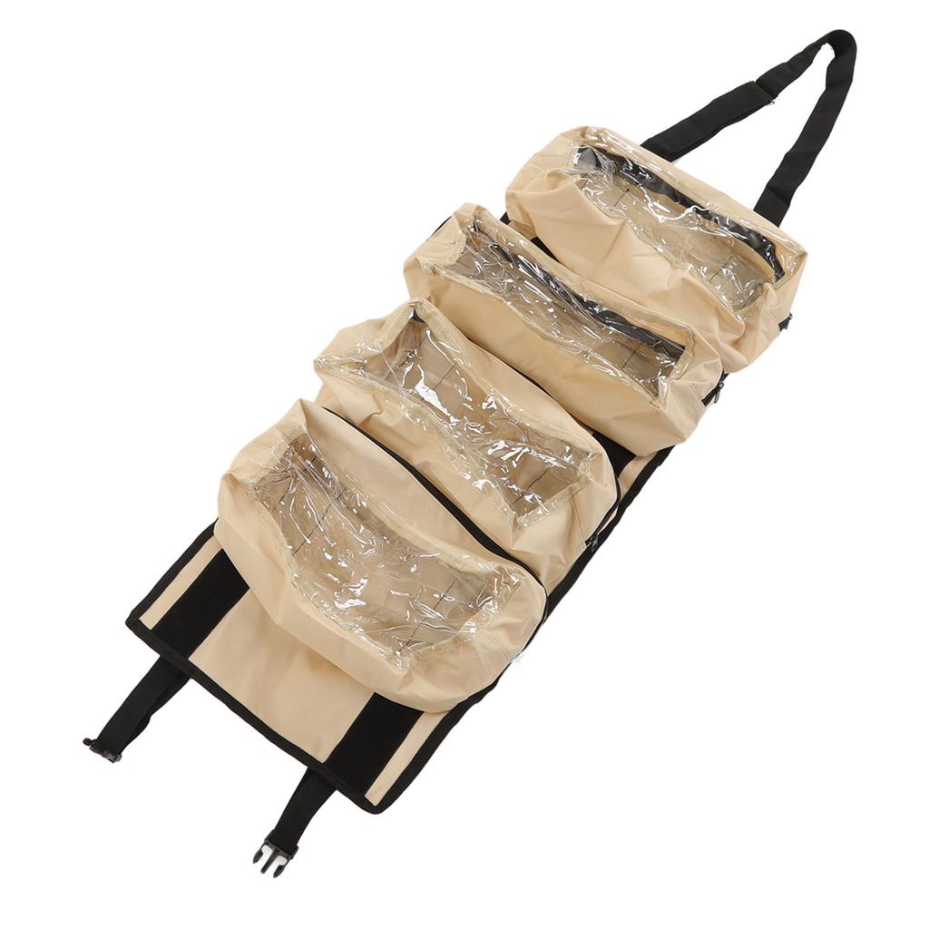 Roll Up Tool Bag 600D Oxford Cloth Detachable Storage Shoulder Bag for Hardware Electrician Tool