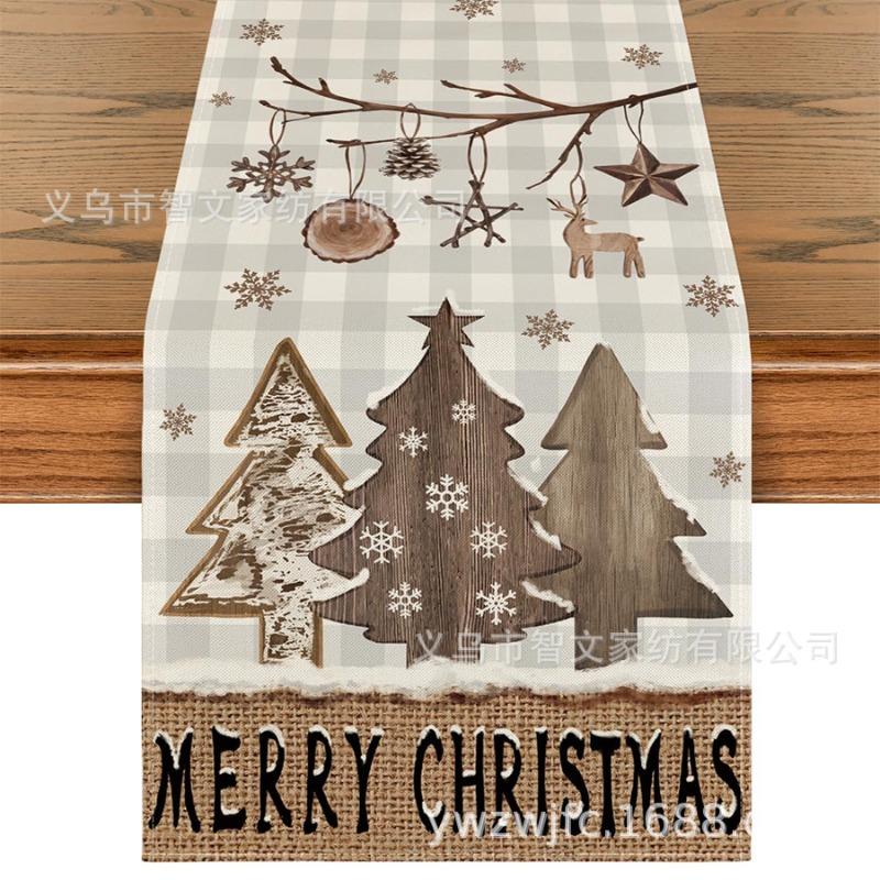 Weihnachts-Tischläufer Winter-Tischläufer Dekoration Tischläufer