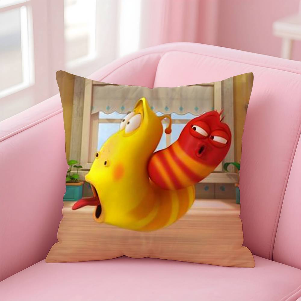 Lustiger L-Larva Kissenbezug Musterdruck Kissenbezug Wohnzimmer Sofa Kissenbezug Schlafzimmer Raumdekor
