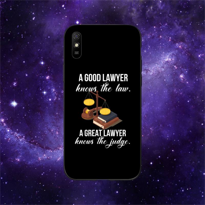 

Чехол для телефона Law Law Judge Justice для Xiaomi9 10 11PRO LITE Redmi NOTE7 8 9 10A PRO K40 Poco3 Shell XiaomiMi9