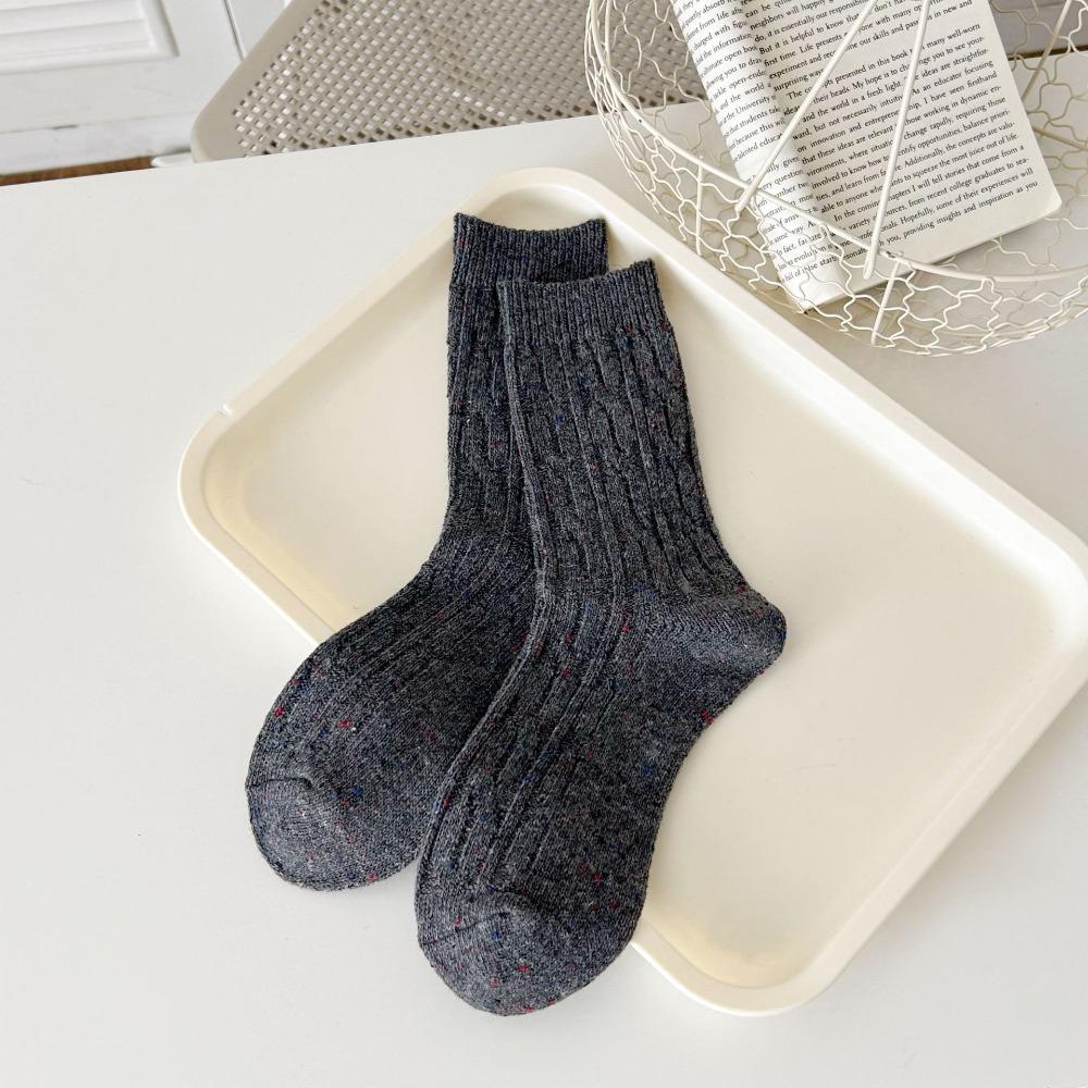 Comfortable Warm Winter Socks Thick Crew Socks Trendy Women's Wool Socks Autumn Season