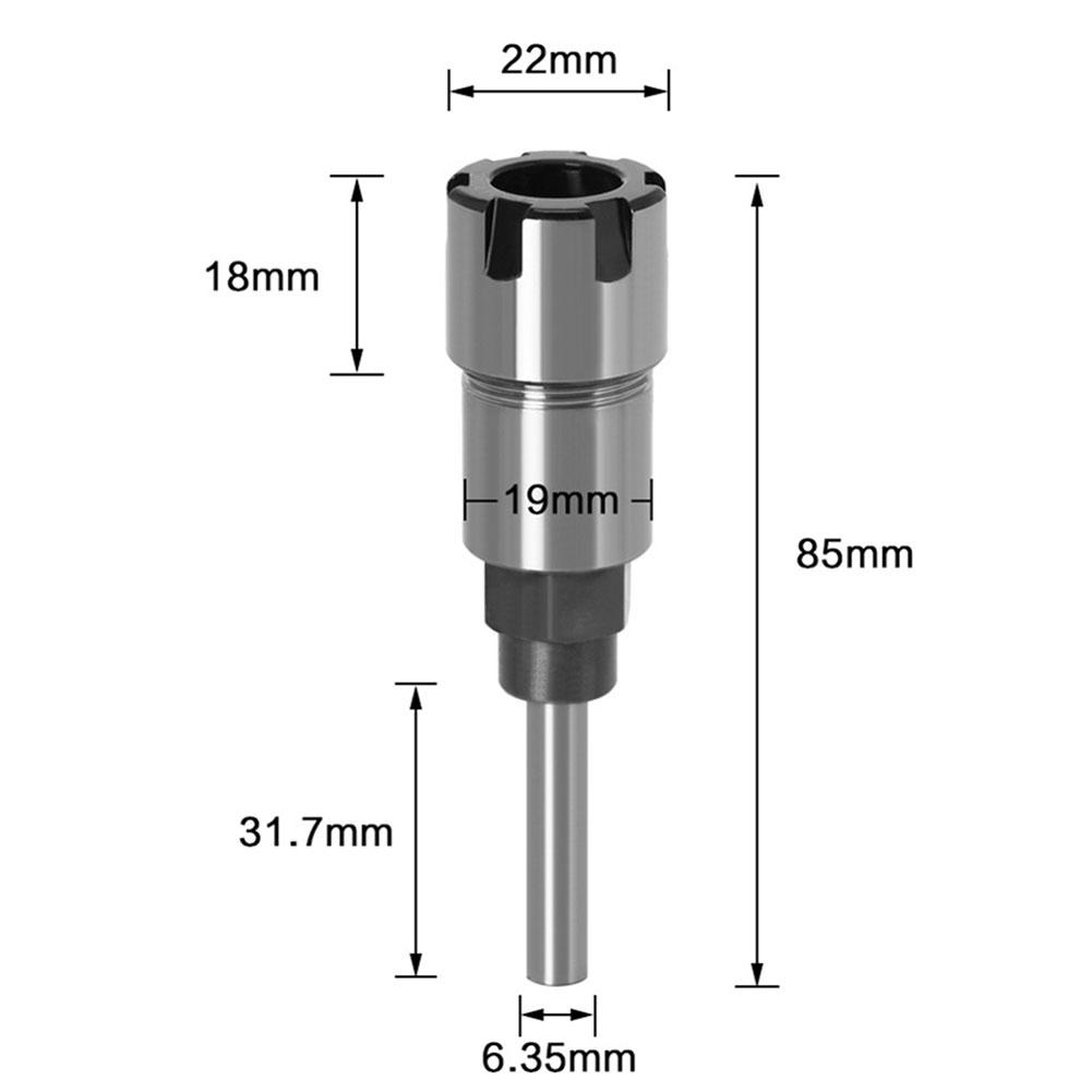 1 4in Shank ER16 Extension Rod Bit Extension Rod Shank Diameter 4inch 6.35mm Extension Rod Direct Shank Mounting