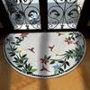 New Non Slip Semi-Circular Carpet Washable Wear-resistant Entrance Door Mat Doormat Bathroom Entrance