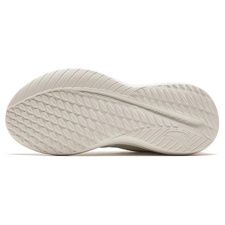 New Anta Abrasion Resistant, Breathable, Lightweight Low Top Running Shoes Women's White Pink Cyan 922345512-5