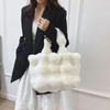 Autumn/Winter 2025 Furry Handbag: Versatile Large-Capacity Crossbody Tote