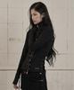 AS YOU ARE Corset Line Zip-Up Jacket Black