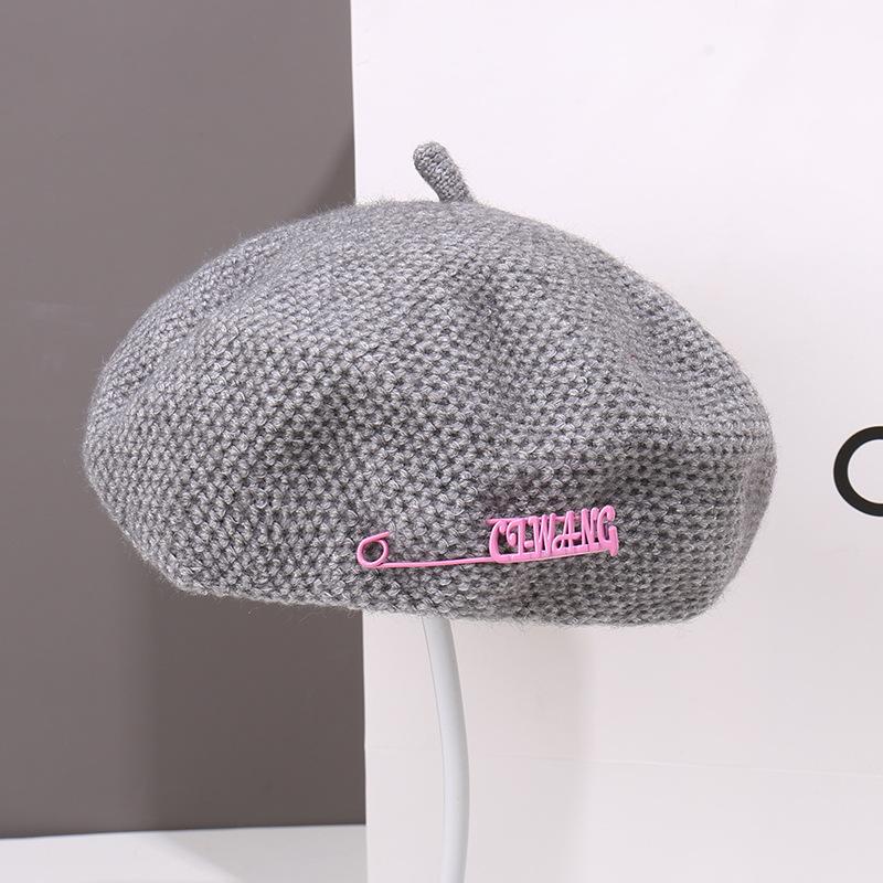 Fashion Autumn and Winter Small Face Big Head Circumference Beret Children Fashion Warm Painter Hat Versatile Newsboy Hat