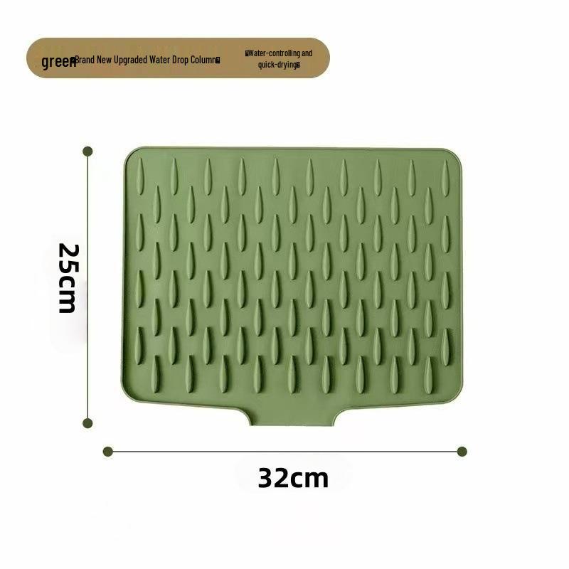 Silicone Drying Mat for Dishes, Sink, Fruits, Veggies, and Countertops