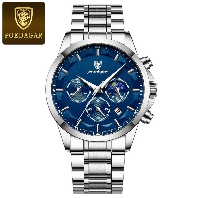 Top Neue Sport Herrenuhr Multifunktional Wasserdicht Quarz Leuchtende Armbanduhr