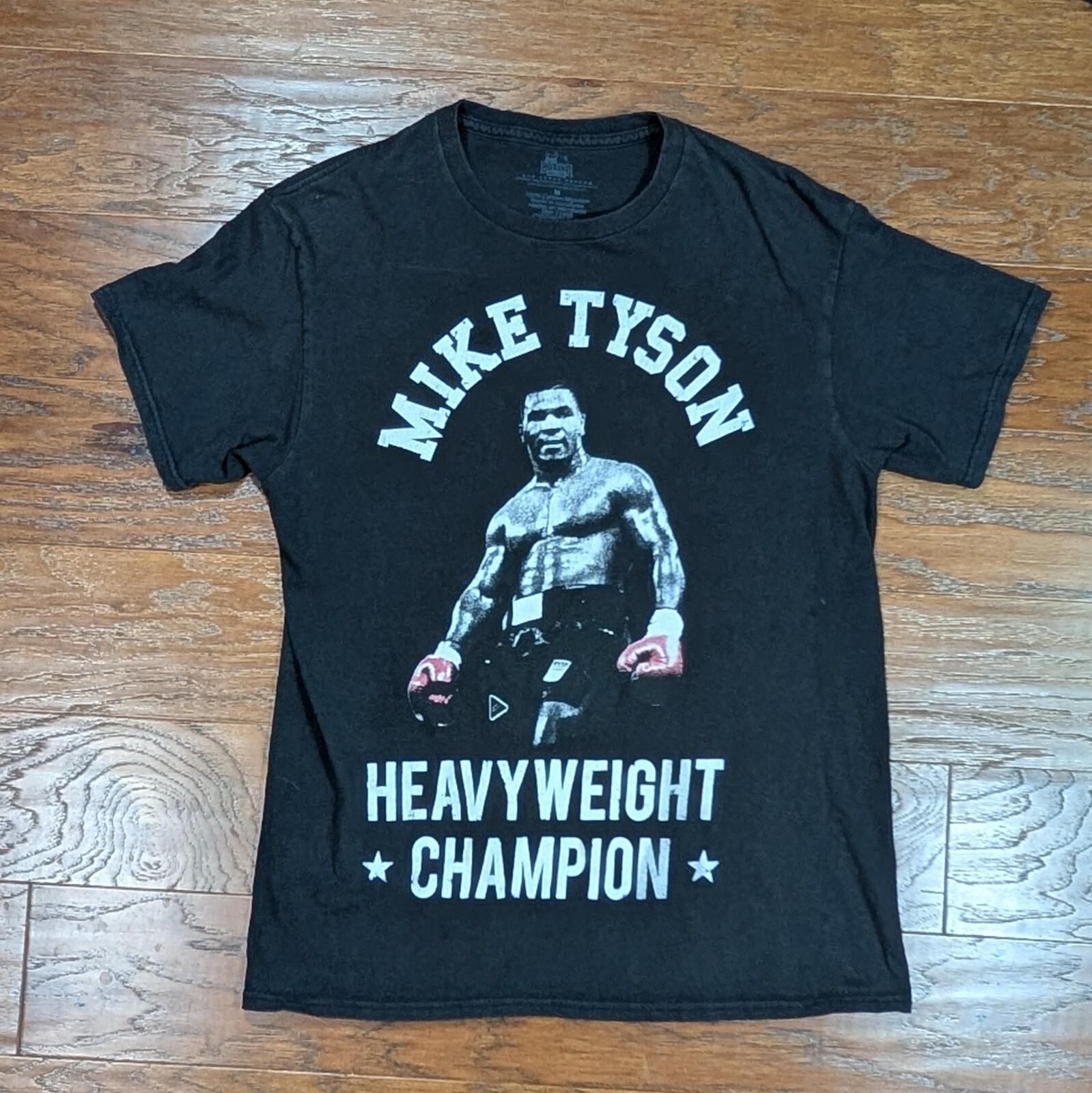 Mike Tyson Heavyweight Champion Boxing Hall Of Fame Shirt Size Medium XXL