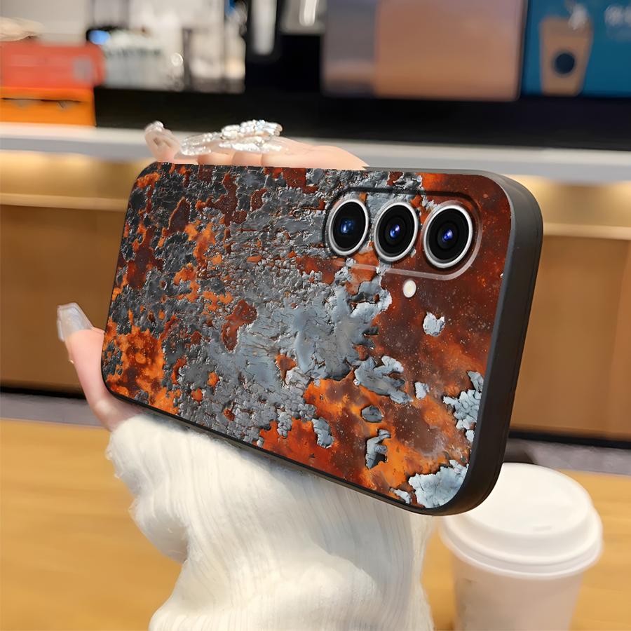 Case for Samsung Galaxy A50 A70 A06 A07 A30 A40 A01 A02 A03 Note 20 Ultra 9 10 A04 A10 A20 A05 Phone Cover Rust Art