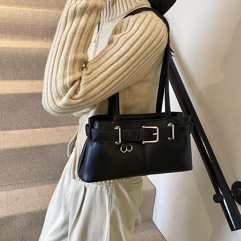 Shoulder Underarm Bag Belt Lock Bag Fashion Commuter Bag