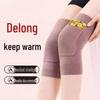 Unisex Fleece Knee Pads with Pockets: Joint Warmth & Heat Storage for Cold Legs - Perfect for Autumn and Winter
